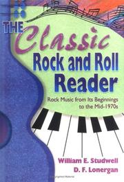 Cover of: The Classic Rock and Roll Reader by William E. Studwell, D. F. Lonergan