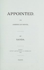 Cover of: Appointed: An American Novel