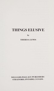Cover of: Things elusive