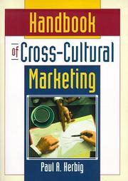 Cover of: Handbook of cross-cultural marketing by Paul A. Herbig