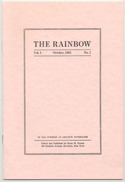 Cover of: The Rainbow, Vol. 1