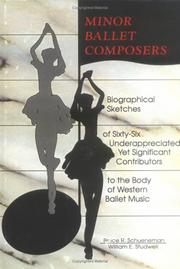 Cover of: Minor ballet composers by Bruce R. Schueneman