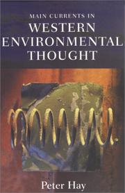 Cover of: Main Currents in Western Environmental Thought: by P. R. Hay