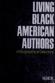 Cover of: Living Black American authors: a biographical directory