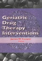 Cover of: Geriatric drug therapy interventions