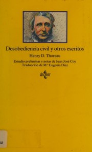 Cover of: Desobediencia civil y otros escritos