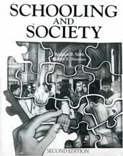 Cover of: Schooling and society