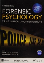 Cover of: Forensic Psychology by Graham M. Davies, Anthony R. Beech, Graham M. Davies, Anthony R. Beech