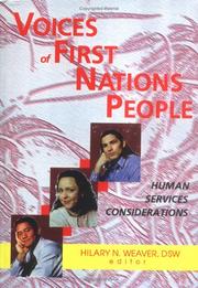 Cover of: Voices of first nations people: human services considerations