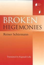 Cover of: Broken Hegemonies (Studies in Continental Thought)