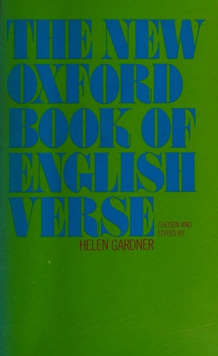 New Oxford Book Of English Verse