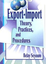 Cover of: Export-Import Theory, Practices and Procedures