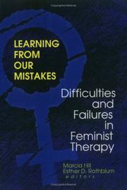 Cover of: Learning from Our Mistakes | 