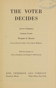 Cover of: The voter decides