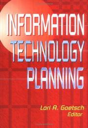 Cover of: Information technology planning
