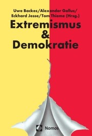 Cover of: Jahrbuch Extremismus & Demokratie (E & D): 36. Jahrgang 2024