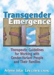Cover of: Transgender Emergence | Arlene Istar Lev