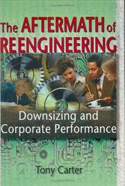 Cover of: The Aftermath of Reengineering by Tony Carter