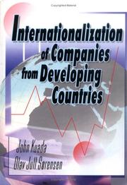 Cover of: Internationalization of Companies from Developing Countries (Internationaization of Companies from Developing Countries) (Internationaization of Companies from Developing Countries)