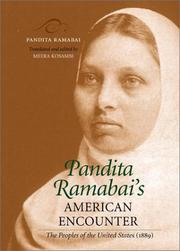 Cover of: Pandita Ramabai's American Encounter by Ramabai Sarasvati Pandita, Meera Kosambi