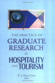 Cover of: The Practice of Graduate Research in Hospitality and Tourism by 
