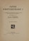 Cover of: Papyri Schott-Reinhardt