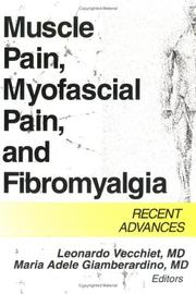 Cover of: Muscle Pain, Myofascial Pain, and Fibromyalgia by Leonardo Vecchiet, Maria Adele Giamberardino