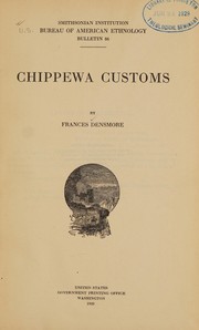 Cover of: Chippewa customs