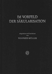 Cover of: Im Vorfeld der Säkularisation: Briefe aus bayerischen Klöstern 1794-1803 (1812)