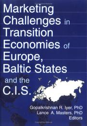 Cover of: Marketing Challenges in Transition Economies of Europe, Baltic States and the C.I.S
