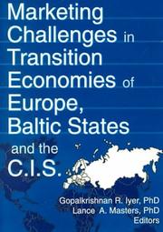 Cover of: Marketing Challenges in Transition Economies of Europe, Baltic States and the C.I.S