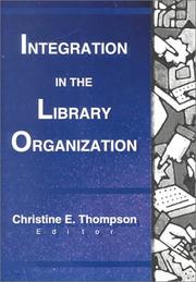Cover of: Integration in the library organization