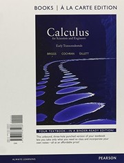 Cover of: Calculus for Scientists and Engineers: Early Transcendentals, Books a la Carte Edition & Maple Student Access Code Package & MyLab Math Access Card Package