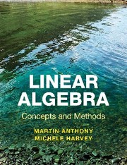 Cover of: Linear Algebra: Concepts and Methods