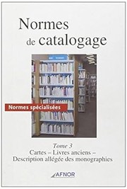 Normes de catalogage
