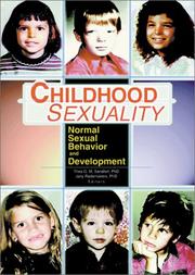 Cover of: Childhood Sexuality | 