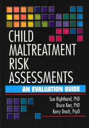 Cover of: Child Maltreatment Risk Assessments: An Evaluation Guide