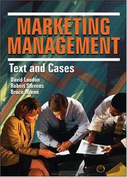 Cover of: Marketing Management: Text and Cases