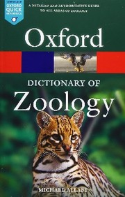 Cover of: Oxford Dictionary of Zoology