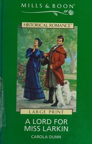 Cover of: A Lord for Miss Larkin