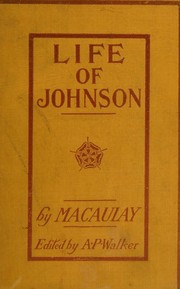 Cover of: Macaulay's Life of Johnson