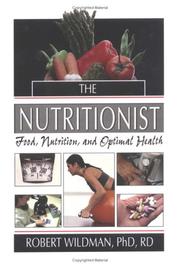 Cover of: The Nutritionist by Robert E. C. Wildman