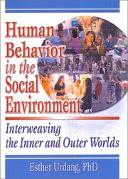 Cover of: Human Behavior in the Social Environment  by Esther Urdang