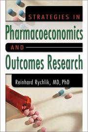 Cover of: Strategies in pharmacoeconomics and outcomes research