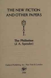 Cover of: The new fiction, and other papers