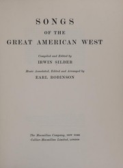 Cover of: Songs of the great American West