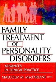 Cover of: Family Treatment of Personality Disorders: Advances in Clinical Practice