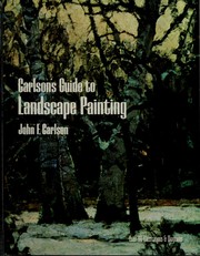 Cover of: Carlson's guide to landscape painting by Carlson, John F., Carlson, John F.