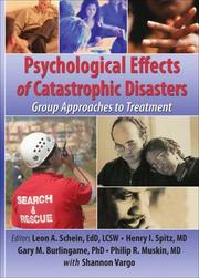 Cover of: Psychological effects of catastrophic disasters: group approaches to treatment
