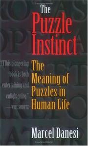 Cover of: The Puzzle Instinct by Marcel Danesi